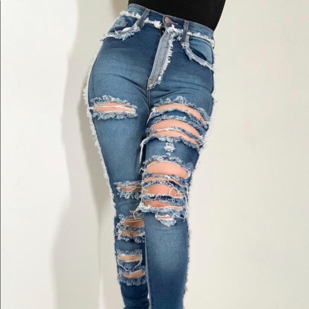 Distressed Jeans